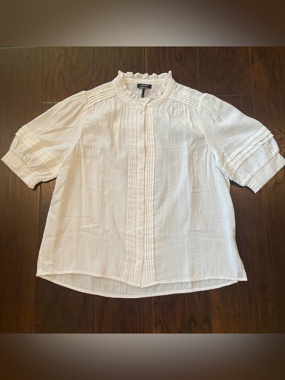 ME+EM white cotton blouse